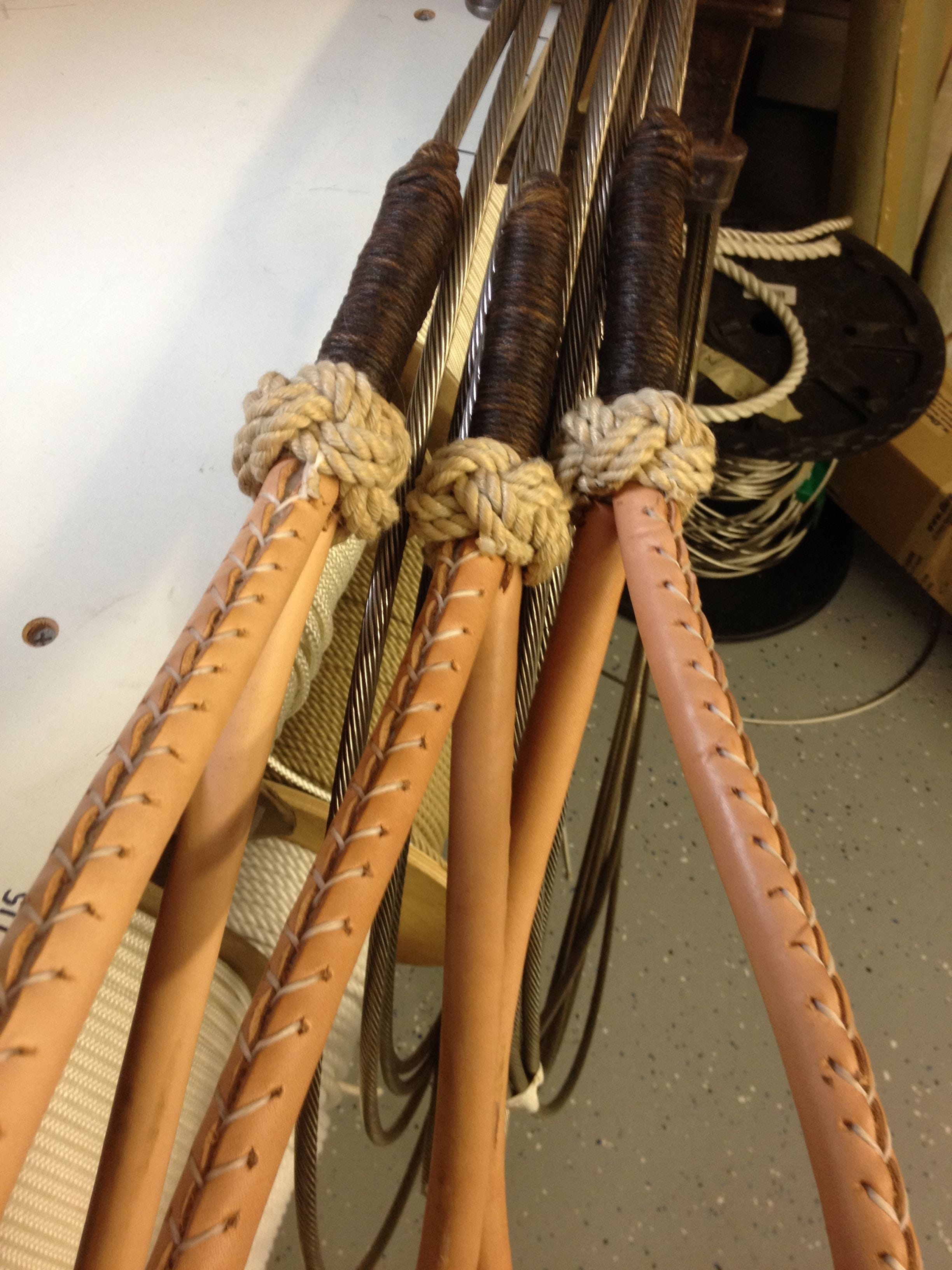 Mast loops and turksheads