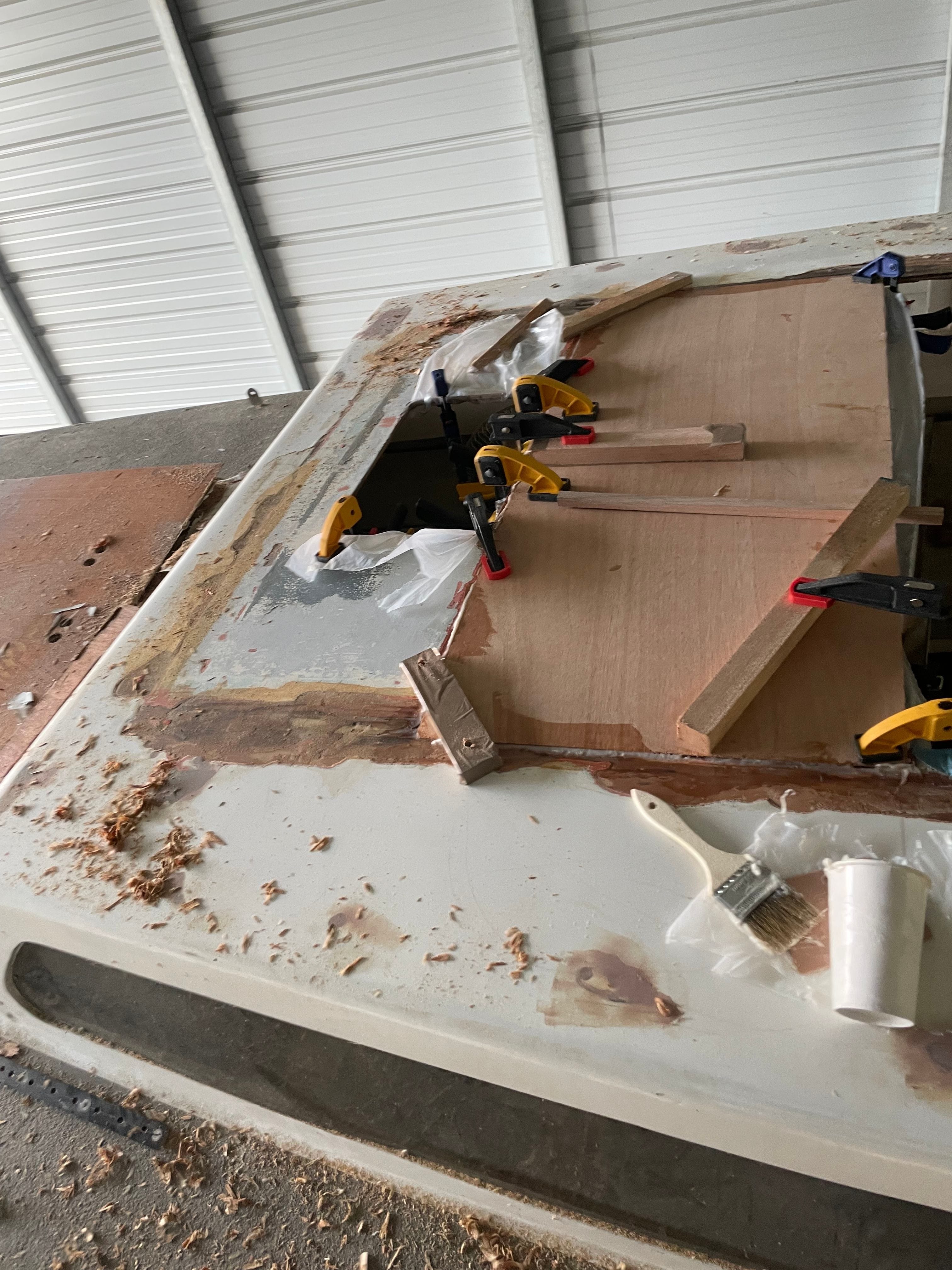 Cabin top repair